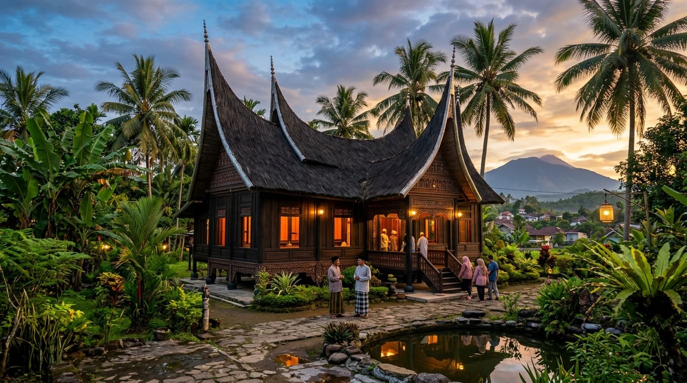 Surau Minangkabau Background